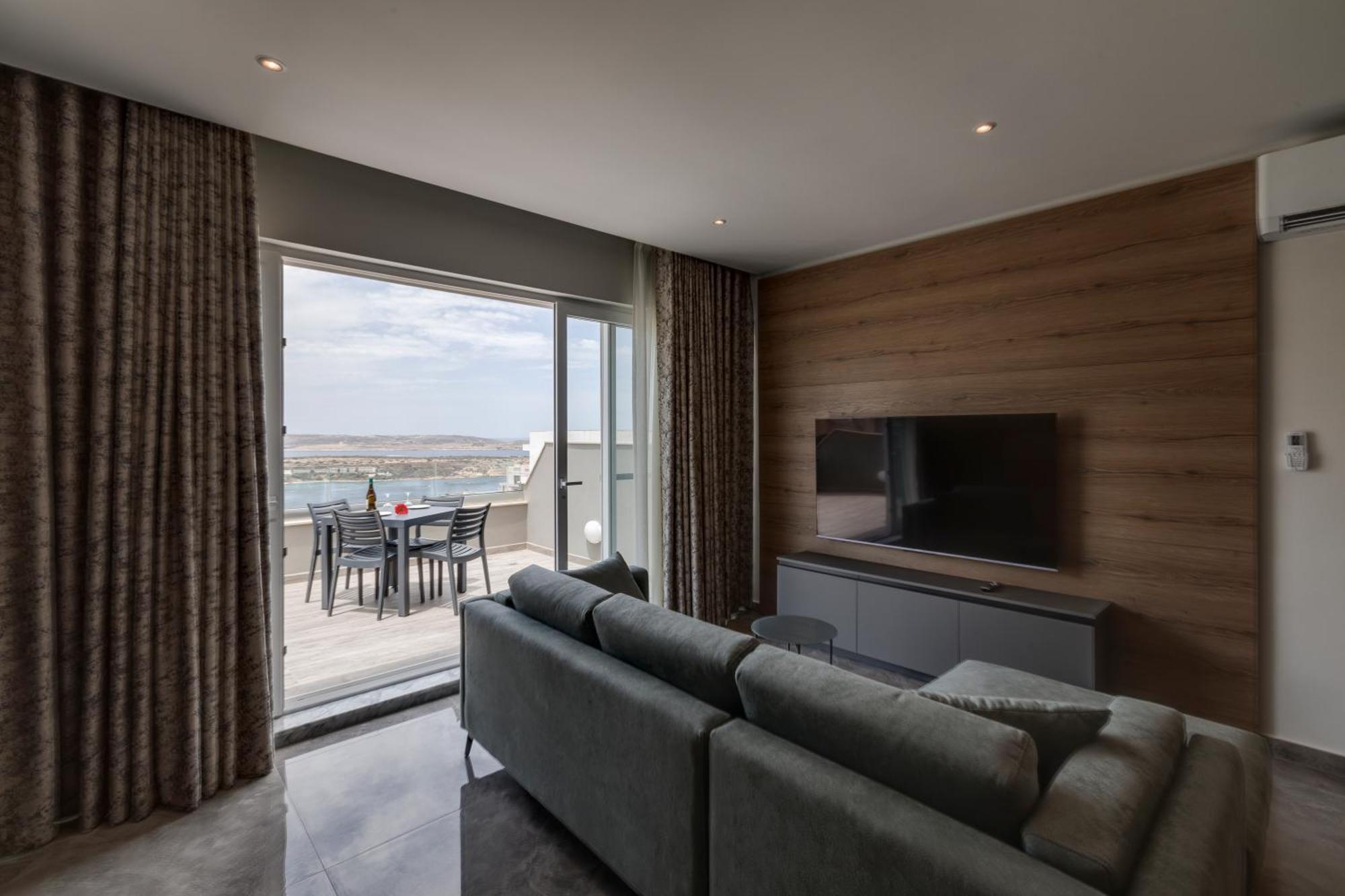 Apartment Lovely Penthouse In Mellieha-seaview By Homely