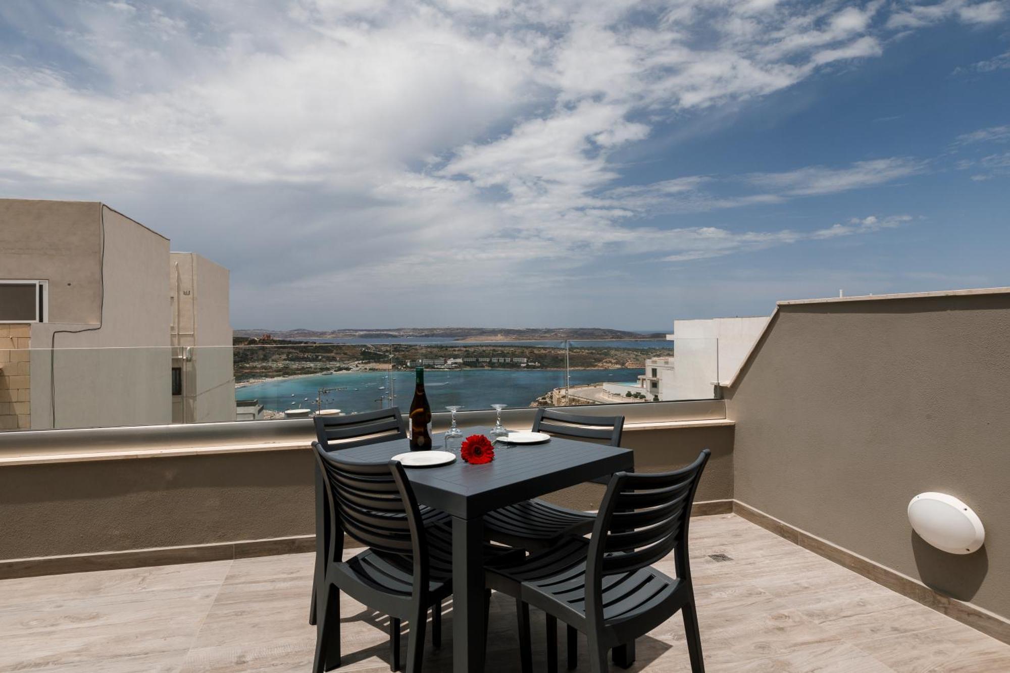 Lovely Penthouse In Mellieha-seaview By Homely Apartament